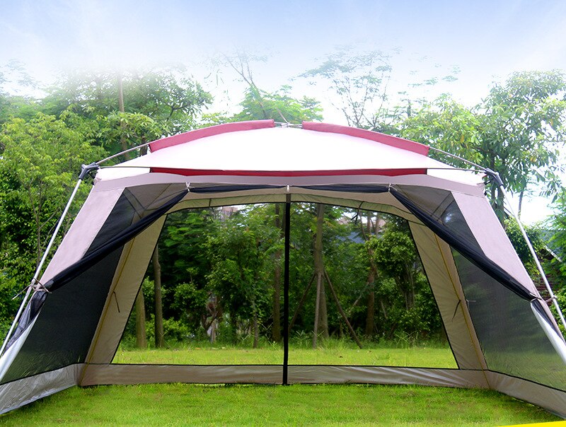 Cheap Goat Tents 5 8 Person Ulterlarge 365*365*210CM High Quality Large Gazebo Sun Shelter Camping Tent